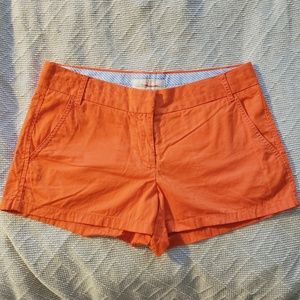*LAST CHANCE* J. CREW 100% Cotton Broken-in Orange Chino Short